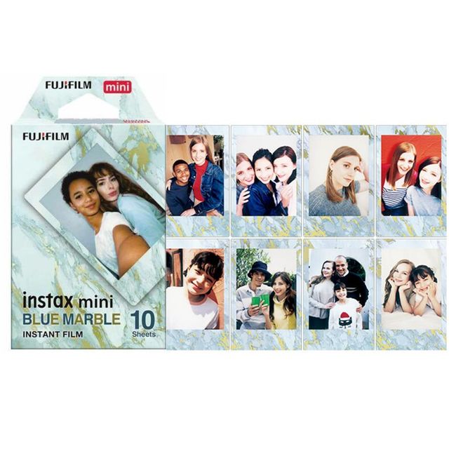 Fujifilm Instax Mini Blue Marble Instant Film 10 Sheets