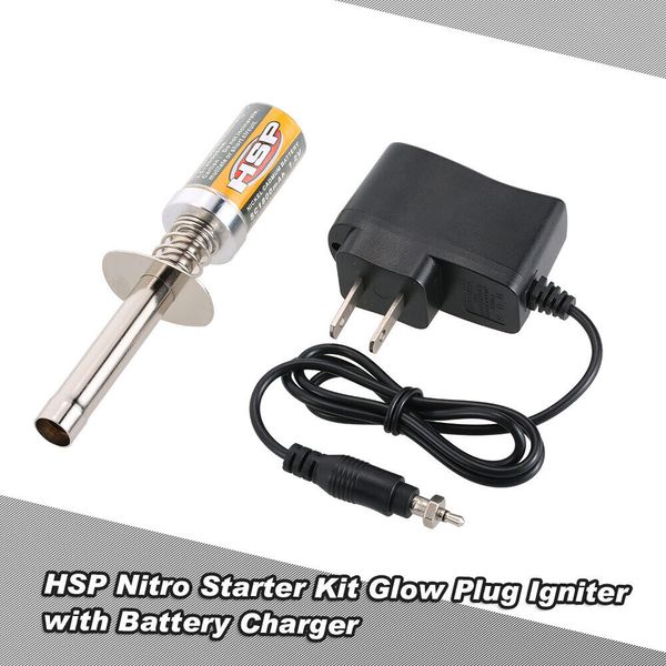 Goolsky HSP Nitro Glow Plug Igniter for HSP RedCat Nitro Powered RC Plane B8K8