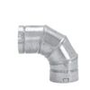 Duravent 4BVL90 4-Inch Adjustable 90 Degree Doble Wall, Silver
