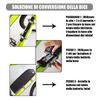 DRIFT MANIAC Ebike Conversion Kit for Battery Mounting Bracket, Aluminum Black