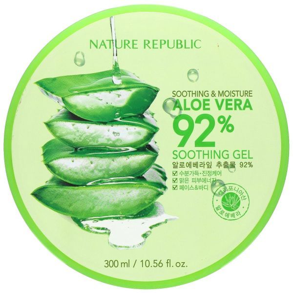 Korean Cosmetics Nature Republic Soothing &amp; Moisture Aloe Vera 92% Soothing Gel 300ml<br><br> [Cancellation/change/return not possible]