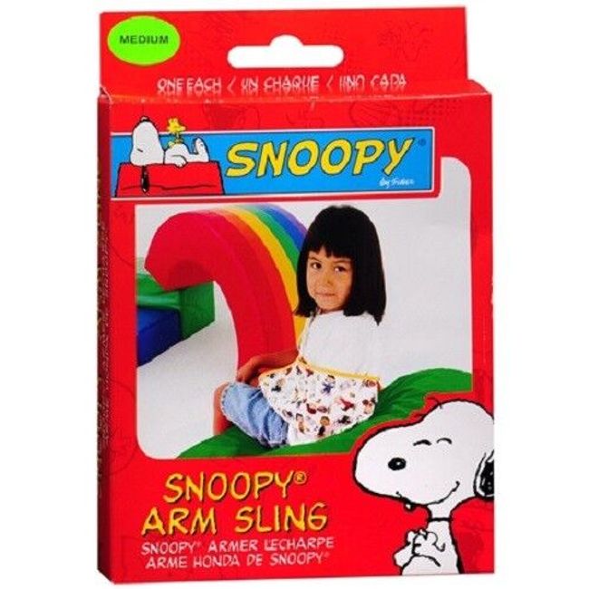 SportAid Arm Sling, Snoopy, Medium (2 Pack)