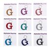 Glitter Acrylic Letter G Keyring/Bag Charm (Gold)