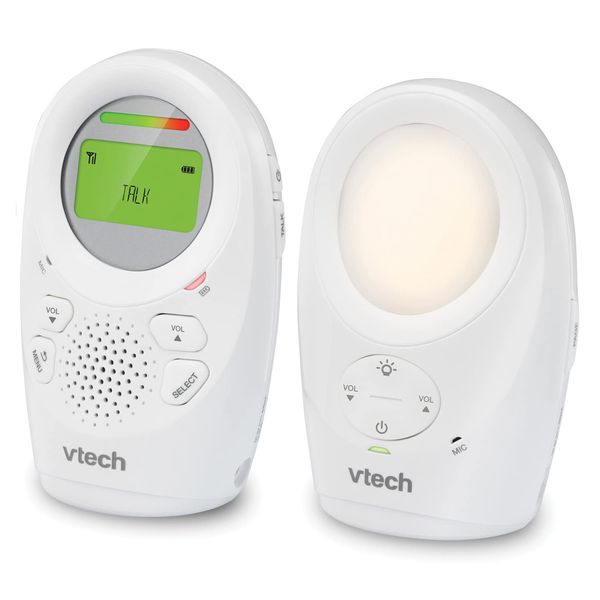 VTech DM1211 DM1211 Digital Audio Baby Monitor with Enhanced Range (1 Parent Unit) White