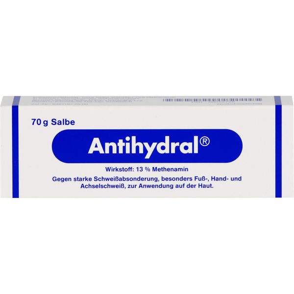 Antihydral, 130 mg/g Methenamin, Salbe zur Anwendung auf der Haut, 70 g Salbe