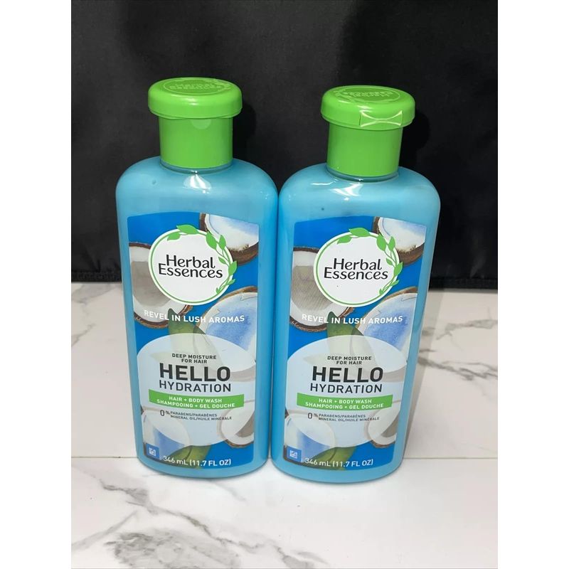 Herbal Essences Hello Hydration Shampoo and Body Wash Deep Moisture for ...