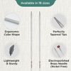 KnitPro Nova Cubics Single Pointed Needles 14" (35cm) | 3.50mm