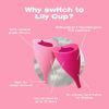 Intimina Lily Cup - Ultra-Soft Menstrual Cup, Reusable Period Protection, Thin Menstrual Cup for up to 8 Hours, Medical-Grade Silicone Women’s Period Care (B)