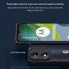 Electro-Weideworld Cover for Motorola Moto E13, Ultra Thin Shockproof Protective Case, Black