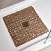 iDesign Pebblz Collection, 22” x 22”, Amber Brown