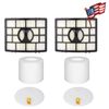 2 Sets Filter Kit Fiit Shark NV650 NV651 NV652 NV752 Replace XHF650 XFF650