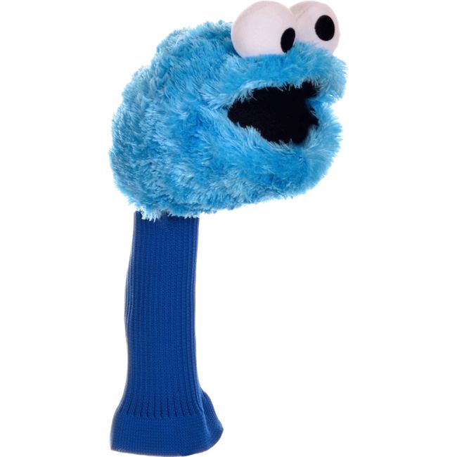 Sesame Street Living Puppets - Cookie Monster Golf Headcover - Genuine 460cc Driver Protection - Unisex for Adults & Children