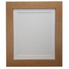 FRAMES BY POST Metro Oak Frame with White Mount 6 x 4 For Image size 4 x 3 inch