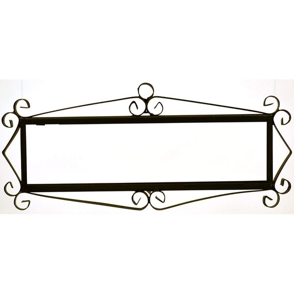 7 Tile Metal Filigree Frame: 10cm x 35cm (7 Tile Frame)