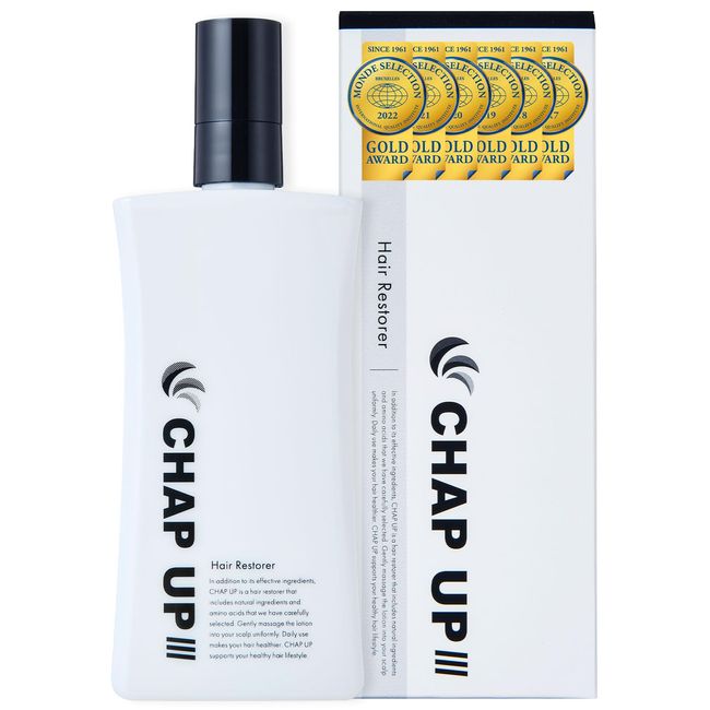 CHAPUP Chap-up Medicated Hair Growth Agent for Men and Women [Instruction Manual Included] Hair Growth Tonic Promotes Hair Growth Gentle on the Scalp No Additive Scalp Care Scalp Hair Tonic Men's Hair