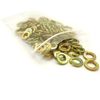 (50 Pieces) 1/2" Alloy Split Lock Washers Zinc Yellow