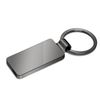 Ford Mustang Script Laser Engraved Maple Wood Gray Gunmetal Frame Case Key Chain