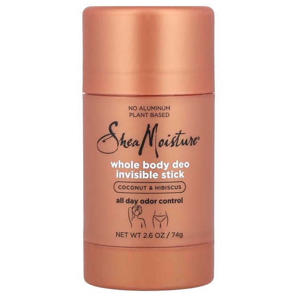 SHEA MOISTURE Coconut & Hibiscus Invisible Stick Deodorant, 2.6 OZ