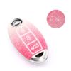 Mad Max Nissan Ecstasy Diamond TYPE A 3 Button TPU Soft Smart Key Case, Pink