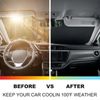 For Corvette C8 2020+ Interior Folding Sunshade Sun Protection Sunvisor Sunshade