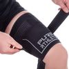 Pure Athlete Thigh Compression Sleeve – Adjustable Straps Quad Wrap Support Brace, Hamstring Upper Leg (1 Sleeve - Black, Large)