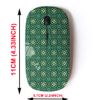 2.4G Wireless Mouse with Cute Pattern Design for All Laptops and Desktops with Nano Receiver - Floral Pattern