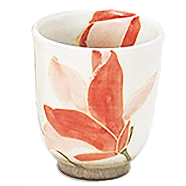 Hamamotou 217722 Hasami Ware Isaoyama Kiln Light Teacup Small Cosmetic Wood Lotus White