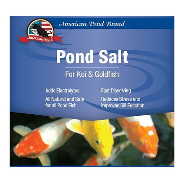 Koi Pond Salt Water Treatment- Dry 50 LB Box - Pond care  -Treats 16,000 Gallons