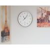 Netagon Large Round White Wall Mounted 25cm Radio Controlled Clock (Auto Updates) (25cm)