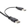 Mini USB Y Power Charger +Data SYNC Cable Cord Lead for Double Power DOPO Tablet