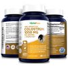 NusaPure Colostrum 1050mg 30% IgG 200 Capsules (Non-GMO & Gluten Free) with Bioperine