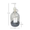 64 Fluid Oz.Laundry Detergent Dispenser Glass Reusable Versatile Clear Bathroom