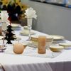 GENNISSY Marble Placemats Washable for Dining 6Pack, Pvc Place Mat 