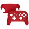 eXtremeRate Passion Red Faceplate and Backplate for Nintendo Switch Pro Controller, Soft Touch DIY Replacement Shell Housing Case for Nintendo Switch Pro - Controller NOT Included
