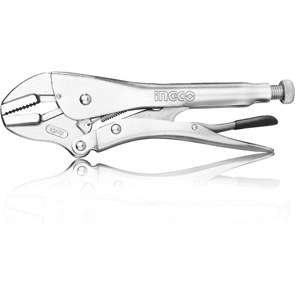 INGCO Straight Jaw Locking Plier, 10Inch/250mm Vice Grips Plier with Wire Cutter HSJP0210