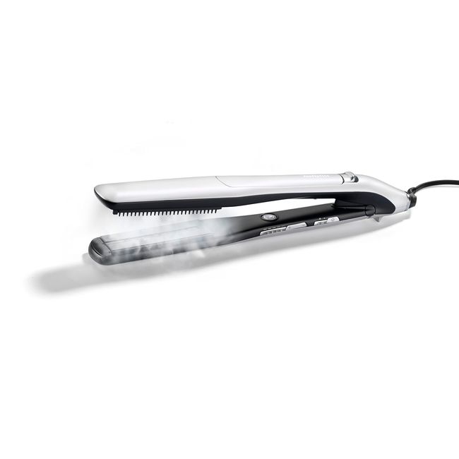 Babyliss ST595E Steam Lustre Styler 39mm Buharlı Saç Şekillendirici, Siyah