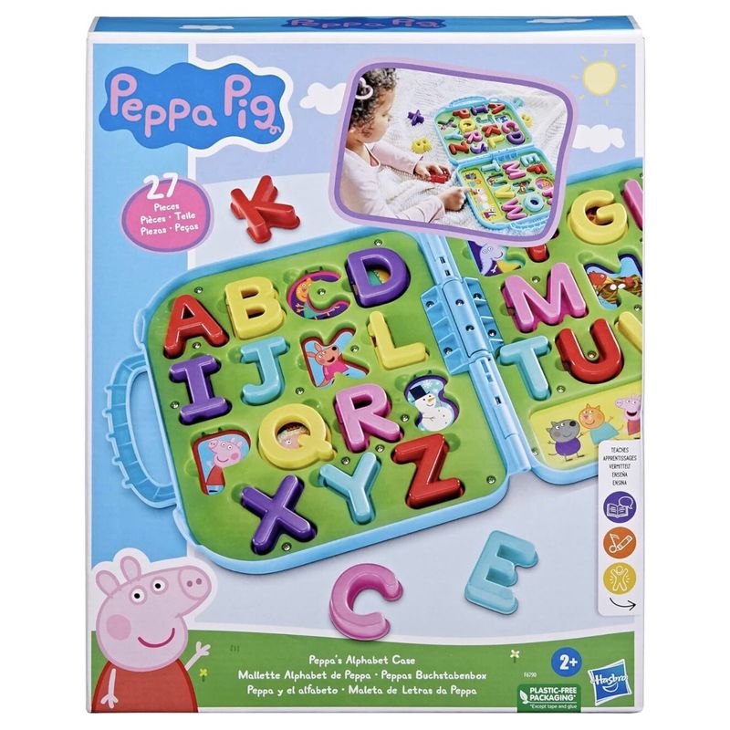 Hasbro Peppa Pig ABC's Alphabet Letters Case Learning Toy NIB… - Online ...