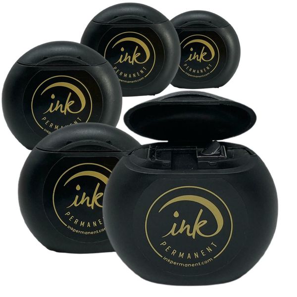 Pack of 5 Black Pre-Inked Mapping String Tattoo Eyebrow Marker Microblading 15M