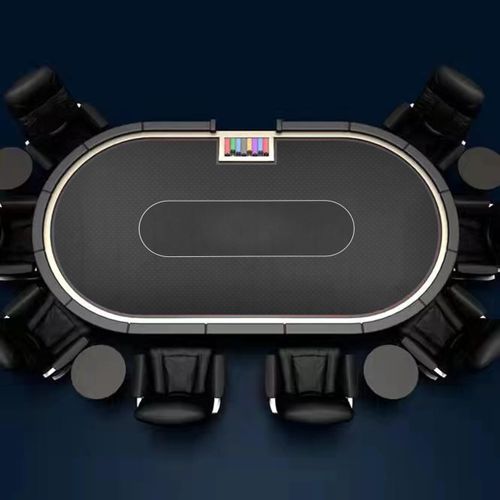 BALIKEN 108 x 56 Inch Texas Hold'em Poker Mat for Tabletop with Smooth Premium Surface Noise Reduction Dustproof Professional Gambling Tablecloth