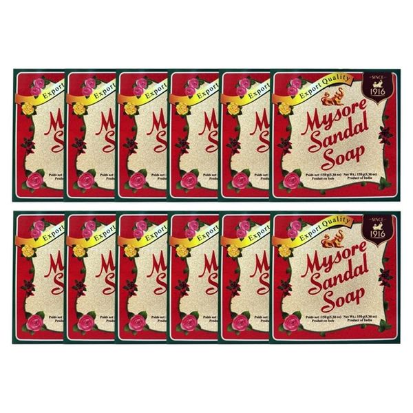 Mysore Sandal Soap (150 grams x 12)