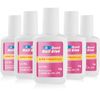 5 Pieces Nail Glue Quick Nail Tip Glue Extra-Strong Nail Glue False Nail Adhesive Quick Dry Super Strong Nail Tip (5PCS Nail Glue)