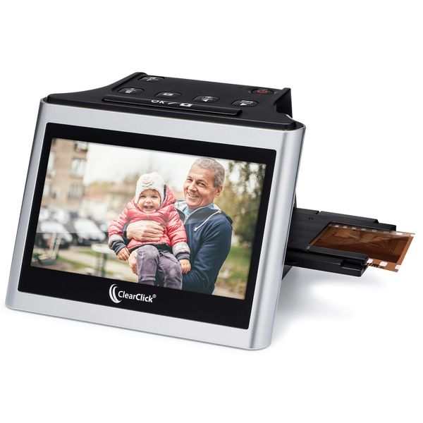 ClearClick Virtuoso 2.0 (Second Generation) 22MP Film & Slide Scanner with Extra Large 5" LCD Screen - Convert 35mm, 110, 126 Slides and Negatives to Digital Photos