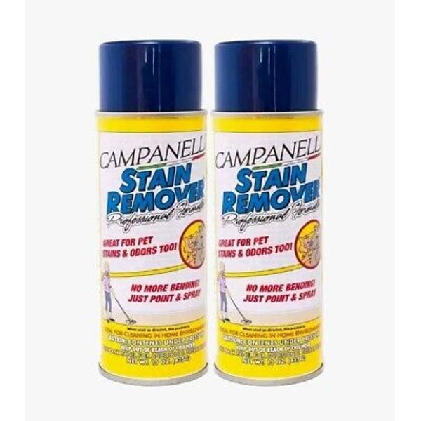 CAMPANELLI Professional Formula Stain Remover Pet Stain Odor Eliminator Lot Of 2