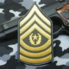 U.S. Army E-9 CSM US Army Senior Sergeant Sergeant Sleeve Episode (Velcro Closure)