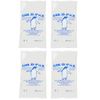 GMS Cold Pax Ice Pack Reusable 4 Pack - Extra Cold Ice Pack Replacements - 3 oz Multipurpose Gel Packs for Aches, Pains, Bruises, Sores, Coolers, Lunch Boxes, and Medical Purposes