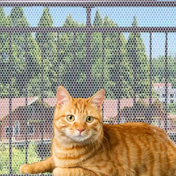 Cat Balcony Rail Net Cat Anti-Fall Netting Pet Balcony Mesh Fence Net Child Safe