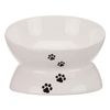 Trixie Ceramic Cat Feeder White