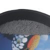 Yibuy Wave Bead Ocean Drum Percussion with Fish Patton 10 inch