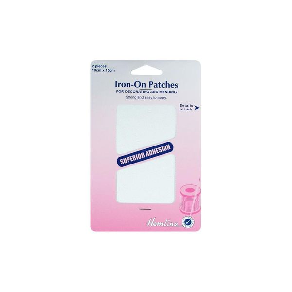 Patches Cotton Twill 10x15cm: White