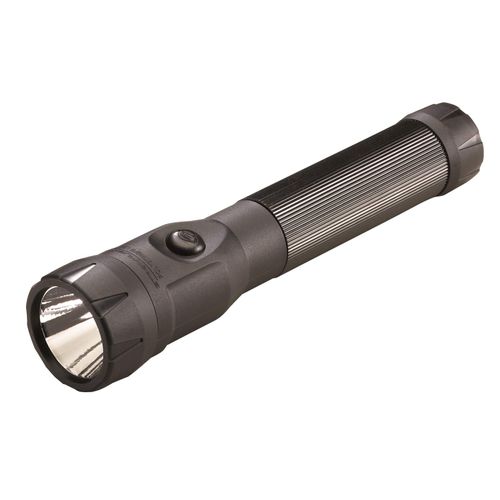 Streamlight 76113 PolyStinger LED 485-Lumen Rechargeable Flashlight with 120-Volt AC/12-Volt DC Smart Charger and 2 Holders, Black